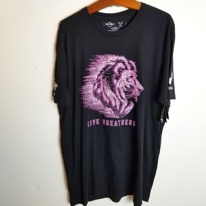 Hard Rock Cafe Messi Baltimore 50th Anniversary Lion Graphic T-shirt NWT
